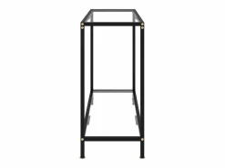 New Mesa de consola vidrio templado 100x35x75 cm Consola