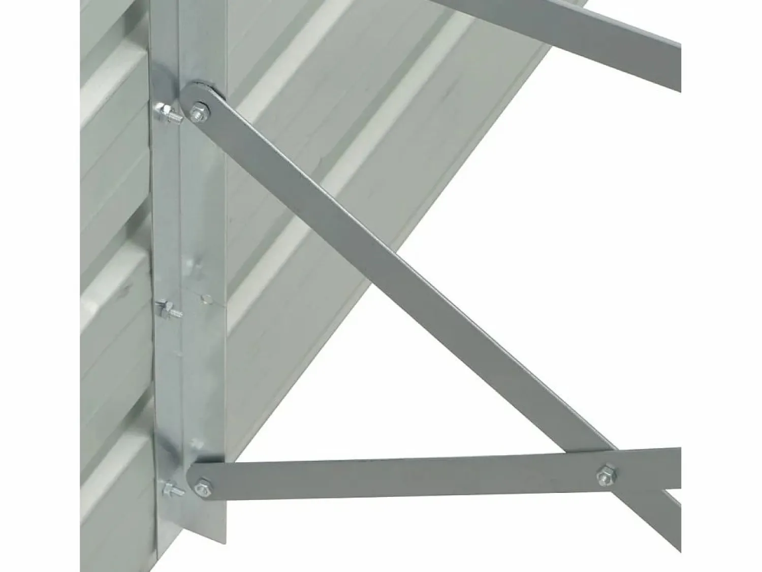 Best Clicnbuy Mesa de cultivo de acero galvanizado marrón 100x100x77 cm Marru00f3n