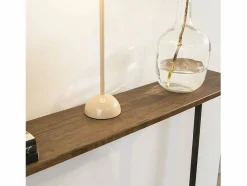 Sobuy Mesa de Entrada Recibidor Mesa de Consola MDF y Hierro 120 x 80 x 20 cm FSB19-XL-N ES
