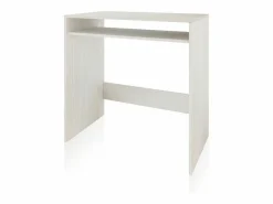 Discount duehome Mesa de escritorio Dax Blanco Alpes Gris