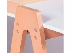 Online Mesa de escritorio minimalista en madera de roble - Pop - Escritorio Secreter