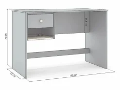 duehome Mesa de escritorio Misty Breeze Verde Salvia - Oak Soft