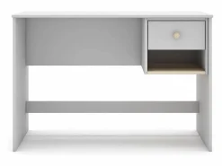 duehome Mesa de escritorio Misty Breeze Blanco - Oak Soft