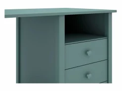 Best duehome Mesa de escritorio Solna Verde Brent Gris