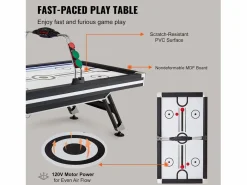 Mesa de Hockey de Aire, SucceBuy Mesa de Hockey de Aire con Marcador LED y Accesorios Incluidos