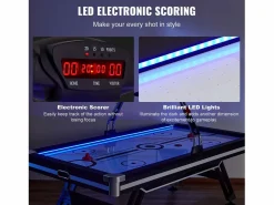 Mesa de Hockey de Aire, SucceBuy Mesa de Hockey de Aire con Marcador LED y Accesorios Incluidos