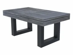 Concept-Usine Mesa de juegos multijugador 3 en 1 billar y ping pong de madera DENVER