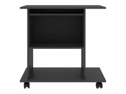 Discount Clicnbuy Mesa de ordenador madera contrachapada 80x50x75 cm Gris