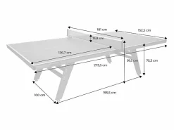 Discount Mesa de ping pong interior deluxe con 2 raquetas y 3 pelotas, 273.5cm Ping Pong
