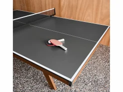 Sweeek Mesa de ping pong interior deluxe con 2 raquetas y 3 pelotas, 273.5cm