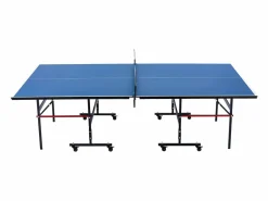 Mesa de Ping Pong SucceBuy, Mesa de Tenis de Mesa Plegable con Red de Sujeción, Uso en Interiores