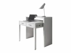 Loungitude Mesa escritorio extensible con 2 cajones - L100 cm - Consola
