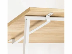 Discount Mesa Escritorio Plegable Mesa Ordenador, Compacto sin ensamblaje Escritorio para Computadora Mesa de Estudio FWT88-WN ES Mesa De Ordenador