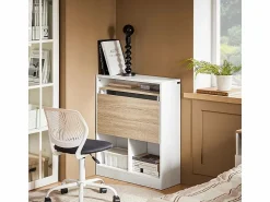 Sobuy Mesa Escritorio Plegable Mesa Plegable FWT104-WN ES