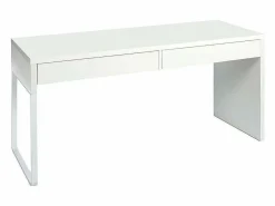 Mesa escritorio reversible 2 cajones Dallas en acabado 138 cm(ancho), 75 cm(alto),
