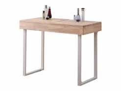 Mesa Estudio Tocador c/Espejo Merilyn Roble Nordish/ 100x50x76cm