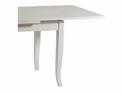 Mesa extensible de madera blanca 100x70 - 180x70 cm - SANTA CROCE