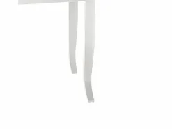 Clearance Mesa extensible plegable de madera blanca 90x90 - 180x90 cm - SANTA CROCE Mesa Extensible