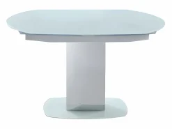 Hot Mesa extensible TALICIA - Cristal templado y metal - Mesa Extensible|Mesa De Comedor