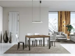 Online Mesa extensible 140/400x90 cm Everyday roble natural patas antracita Mesa Extensible