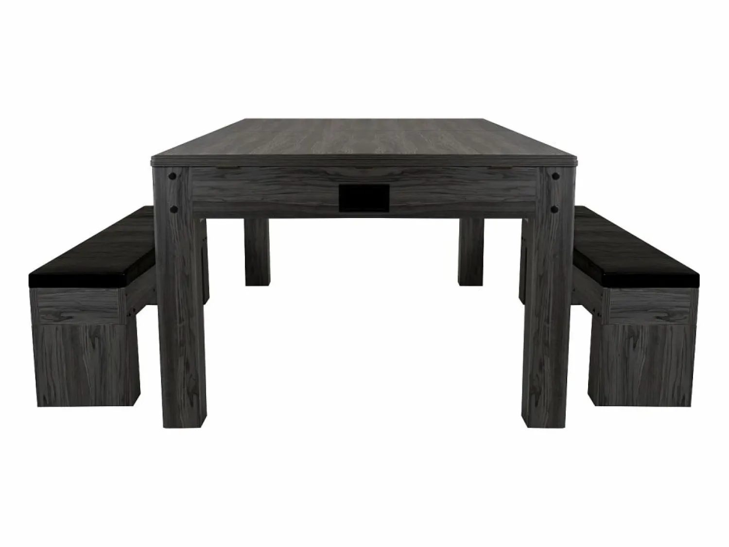 Discount Monstershop Mesa Multijuego 7 en 1 Billar Ping Pong Air Hockey Ajedrez con Accesorios Gris