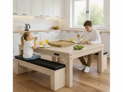 Hot Mesa Multijuego 7 en 1 Billar Ping Pong Air Hockey Ajedrez con Accesorios Ping Pong