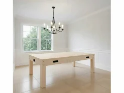 Monstershop Mesa Multijuego 7 en 1 Billar Ping Pong Air Hockey Ajedrez con Accesorios