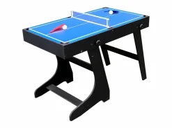 Sale Happy Garden Mesa multijuegos 4 en 1 para niños - Futbolín, Billar, Ping-pong, Air-hockey Negro