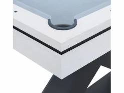 New Mesa multi-juegos de madera blanca para ping-pong y billar TEXAS Billar