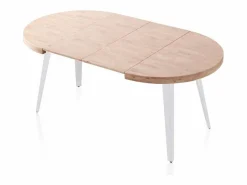 Mesa Redonda Extensible Bali Roble Nordish 76x100-180 cm