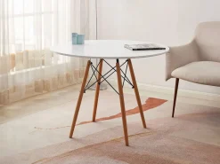 Mesa Redonda Nordica 100cm. Comedor o Cocina Mesa Alta