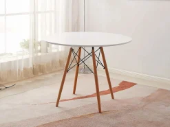 Mesa Redonda Nordica 100cm. Comedor o Cocina Mesa Alta