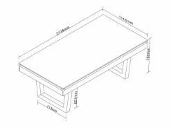 Online Mesa transformable Billar y Ping-pong, color blanco y negro, L213,4, MELIAN Billar