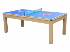 Vente-unique Mesa transformable en billar y ping-pong BALTHAZAR - Azul