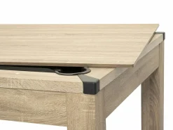 Outlet Vente-unique Mesa transformable en billar y ping-pong, , Ancho 182 x Prof. 102 x Alt. 80 cm, HENK Color natural claro