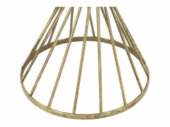 Mesa VKH591, Oro, 35x35x70 cm, Kendra Home Dorado