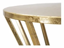 Discount Mesa VKH580, Oro, 38x38x100 cm, Kendra Home Dorado
