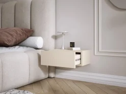Best Mesilla de noche suspendida con cajón – frente liso – color: cachemira, 40 x 20 x 16 cm Muebles Niño