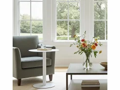 Sale Mesita Auxiliar Salón, Metálica, Diseño Escandinavo, Funcional – - 51*49*38 cm – SKANDY Mesa Auxiliar