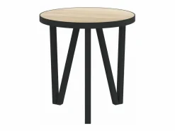 Online Clicnbuy Mesita de centro MDF color roble Sonoma Ø35 cm Marru00f3n