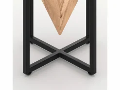 Rendez-Vous Déco Mesita de madera de acacia y metal - Shanghai