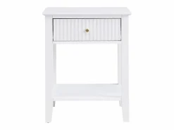 Discount Mesita de noche con 1 cajón y 1 estante en MDF - - NARIVA Mesita De Noche