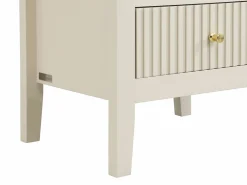 Discount Vente-unique Mesita de noche con 2 cajones y 1 estante en MDF - NIRIVA Beige