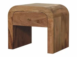 Hot Mesita de noche Darcy de Artisan Furniture, 1 cajón, marrón claro Beige