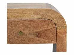 Hot Mesita de noche Darcy de Artisan Furniture, 1 cajón, marrón claro Beige