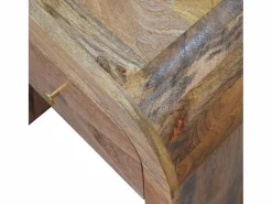 Hot Mesita de noche Darcy de Artisan Furniture, 1 cajón, marrón claro Beige