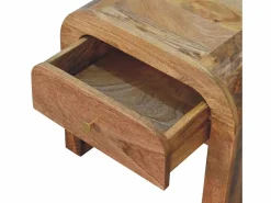 Hot Mesita de noche Darcy de Artisan Furniture, 1 cajón, marrón claro Beige