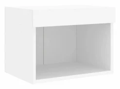 Mesita de noche de pared con luces LED Mesita De Noche