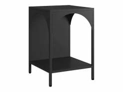 New Mesita de noche industrial de metal, set de 2 Muebles Niño