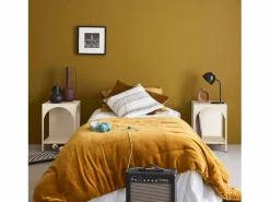 Online Sweeek Mesita de noche industrial de metal, set de 2 Beige